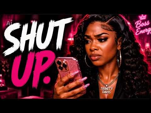 Shut Tha F*** Up 😤 | Visualizer (Trinity Davis) #fyp #hiphop #newmusic #hiphop 