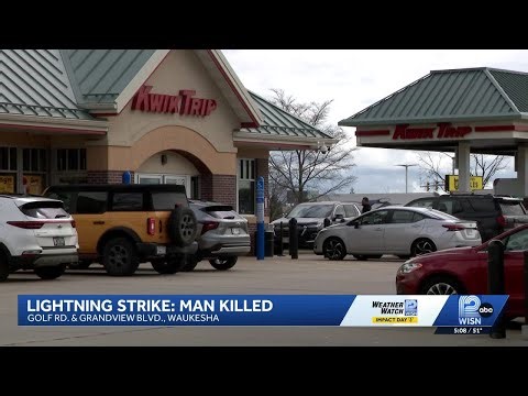 Pennsylvania truck driver fatally struck by lightning in Waukesha