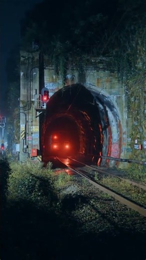 INTO the Dark! Night Train Dives Into Tunnel! 🕳️🚂 | Trains