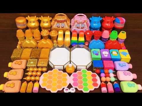 Slime Smoothie! Mixing Random Things Into Glossy Slime | ASMR Relax #187