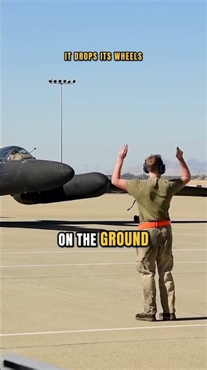 Why This Spy Plane Drops Its Wheels on Takeoff (U-2)