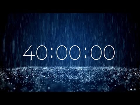40 Minute Classroom Timer with Rain Sounds | 4K Calm Visual | Produced by SoniCentric