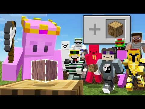 11 YouTubers beat Minecraft with Mixed Inventories