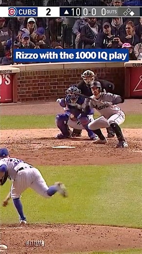 Anthony Rizzo was always thinking on the diamond 🤔
