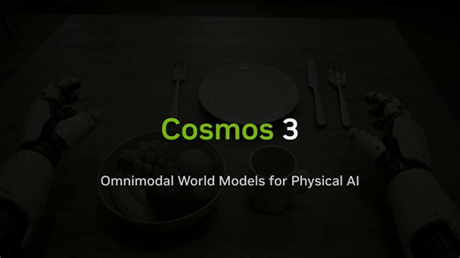 Big moment for physical AI. 🤖Cosmos 3 gives robots a richer world model to perceive, reason, and act in the real world.