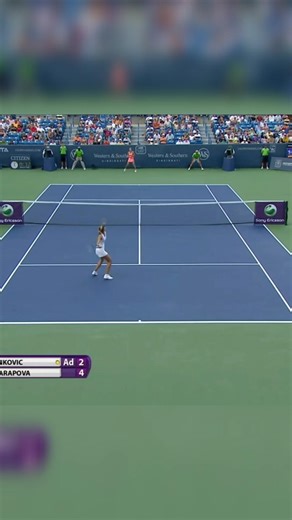 Sharapova’s FOREHAND 🔥 Too Powerful for Jankovic! #tennis #shorts #wta #mariasharapova
