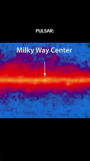 Pulsar: A pulsar (pulsating star, on the model of quasar) is a highly magnetized rotating neutron star that emits beams of electromagnetic radiation out of its magnetic poles. This radiation can be observed only when a beam of emission is pointing toward Earth (similar to the way a lighthouse can be seen only when the light is pointed in the direction of an observer), and is responsible for the pulsed appearance of emission. Neutron stars are very dense and have short, regular rotational periods