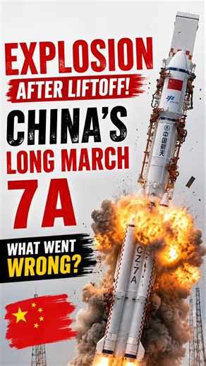 China's Rocket Explode | Long March 7A Explodes after Liftoff | #china #rocket #spacex #blast #war