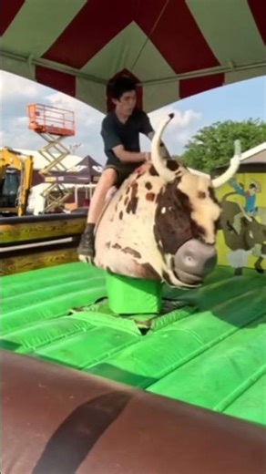 Mechanical bull ride