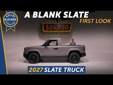 America's Cheapest EV | 2027 Slate Truck First Look