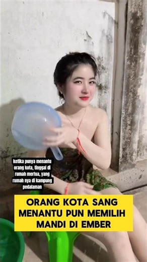 momen lucu ketika menantu dari kota tinggal di rumah mertua ‼️‼️ #ngakak #lucu #menantu #mertua