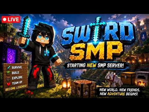⚔️ Minecraft LIVE | SWORD SMP Begins! #verticallive