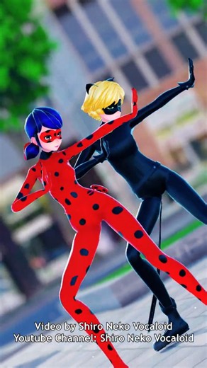MMD Air (Ladybug x Chat Noir) #miraculousladybug #ladybug