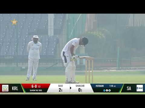 Live | KRL vs Sahir Asst | President Trophy | Day 1 | (NSK) Karachi | M2V1K