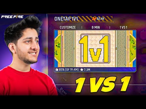 Playing 1 Vs 1 In Craftland With Random Players - Garena Free Fire