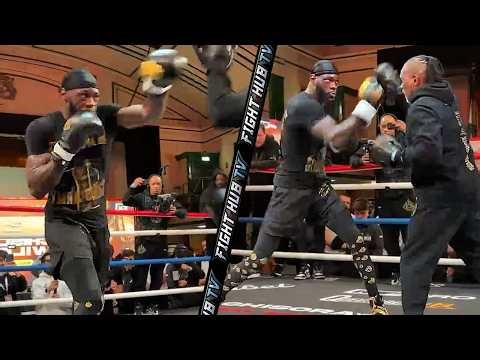 Deontay Wilder EXPLOSIVE Final Workout for Derek Chisora fight - Shows VINTAGE power!