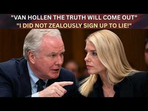Van Hollen Presses Bondi On Fired DOJ Attorney's Claims—The Hearing Takes A Dramatic Turn.