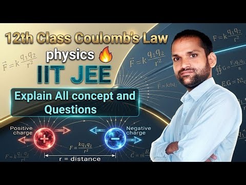 12th Class Coulomb's Law physics 🔥, IIT Jee and Neet ✅ Ncert solutions and Numerical questions ❓🧪