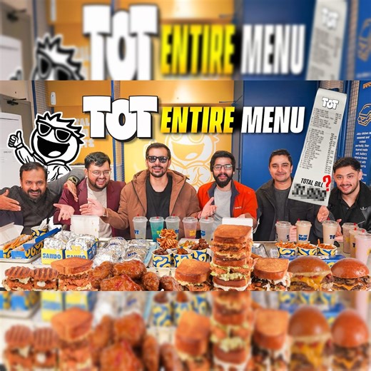 Entire Menu of My Restaurant TOT - Most Economical Entire Menu?😨 | Rana Hamza Saif-RHS