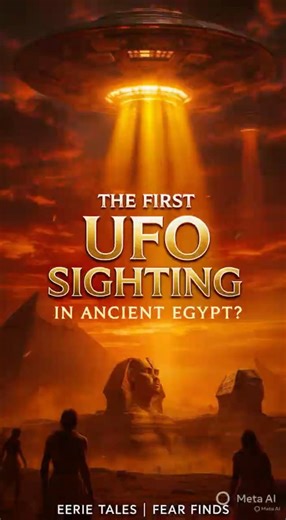 Ancient Egypt’s First UFO Sighting? 👁️🔥