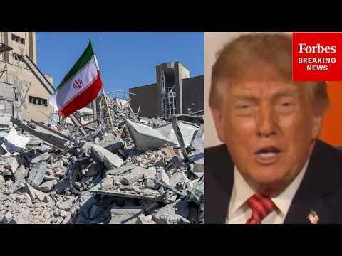Reporter Straight-Up Asks Trump: 'When Will The War In Iran End, Mr. President?'