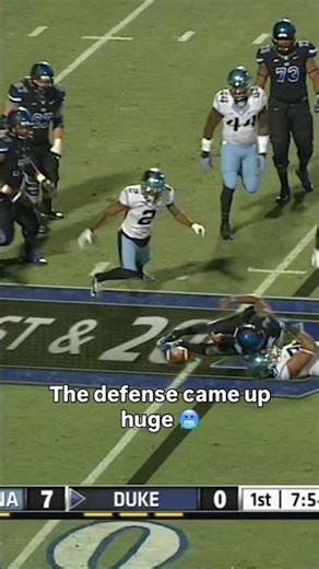 They swarmed them 🔥 #unc #accfootball #collegefootball
