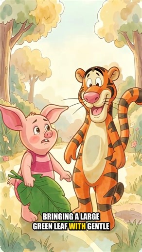 Tigger and Piglet Help Sunflower