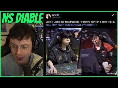Caedrel Reacts To DIABLE Being Traded To Nongshim