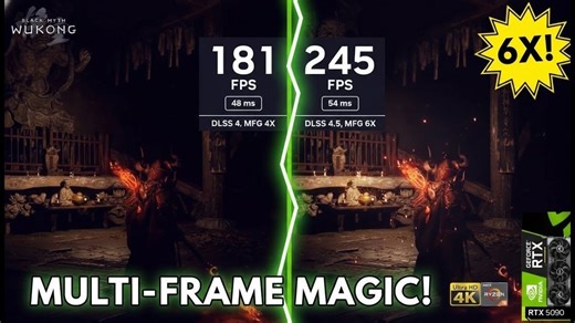 英伟达 DLSS 4.5 测试：赛博朋克2077 + 黑神话悟空 - 4K分辨率最高画质 | 显卡为 RTX 5090 | Bang4BuckPC Gamer