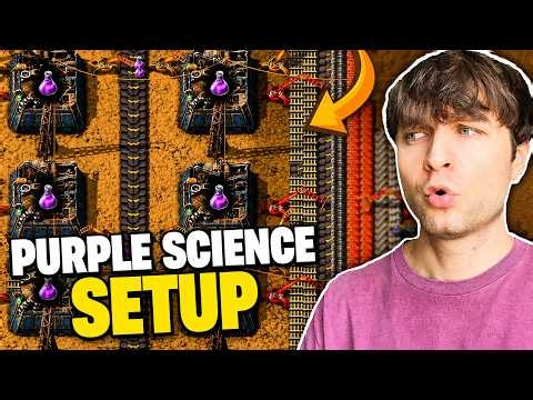 How to Automate Purple Science in Factorio (Production Science Guide)