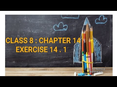 NCERT class 8 Chapter 14 exercise 14.1 Question 1(l) to (lv)