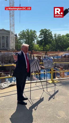 Trump Shows Press White House Ballroom Construction