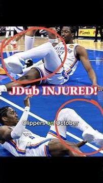 🚨 NBA INJURY ALERT! JALEN WILLIAMS #NBA #viralsportsglobal