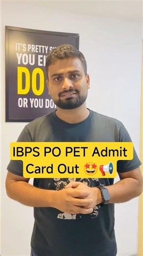 IBPS PO PET Admit Card Out 🤩 #adda247 #education#ibps #ibpspo #pet #admitcard