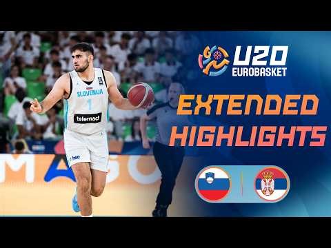 Final | Slovenia 🇸🇮 vs Serbia 🇷🇸 | Extended Highlights | FIBA U20 EuroBasket 2026