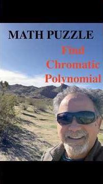 10 #mathchallenge Count number of colorings, find chromatic polynomial #mathpuzzle #graphtheory