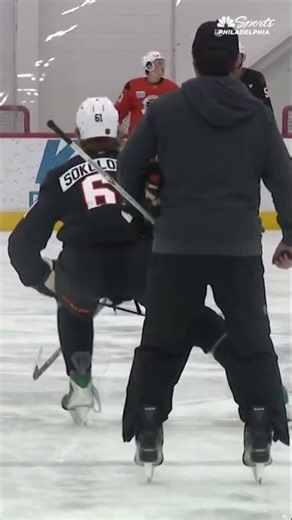 First look at Maksim Sokolovskii in a Flyers jersey at development camp