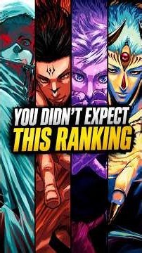 "Who Wins the Calamity Grade Power Ranking?.#jujutsukaisen #sukuna #shorts #toji