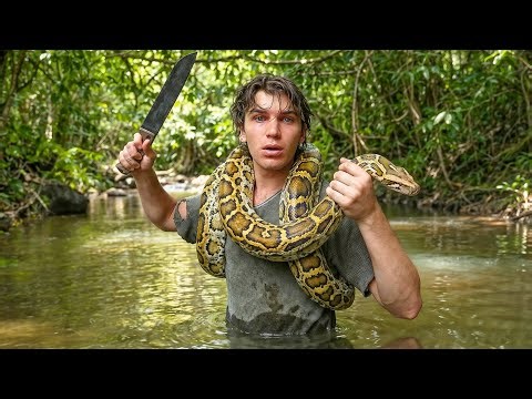 I Survived 365 Days in the WILD! | No Food, Water or Shelter