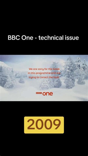 It’s 15th December 2009 and BBC One has a play out issue after Newsround. #bbcone #bbc #tv #breakdown #technicalissue