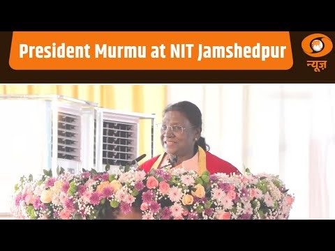 President Droupadi Murmu addresses the 15th convocation ceremony of NIT, Jamshedpur