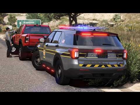 LSPDFR | Pennsylvania State Police | NEW 2025 Explorer | Ultra GTA 5 Graphics
