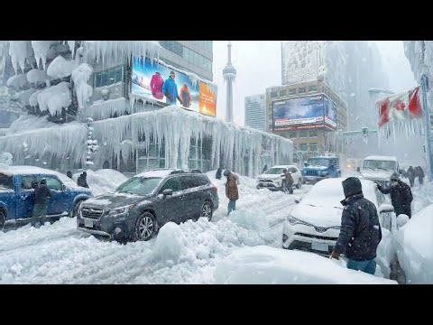 Canada Winter Disaster! Toronto Buried by Massive Snowstorm — Highways Closed, Cities Isolated