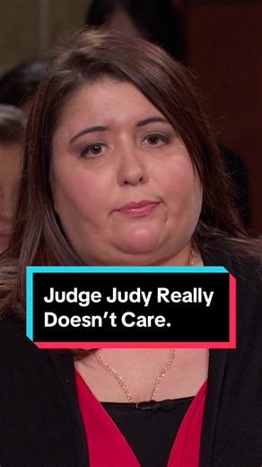 Judge Judy really doesn't care. #judgejudy #tvshow #legaltok #lawsuit | judge judy