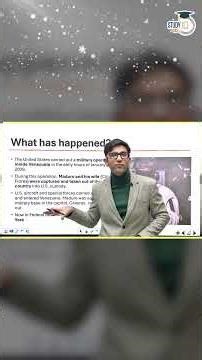 US Venezuela Conflict Explained in 1 Min #shorts #upsc #ias