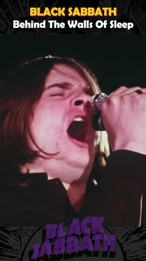 Black Sabbath - Behind The Walls Of Sleep (1970) #ozzyosbourne #heavymetal #legend #rocknroll