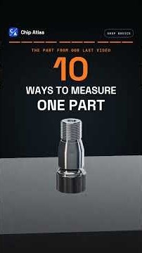 10 Ways to Measure ONE Part 📏 Caliper to CMM