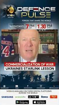 Commercialization of War: Ukraine’s Starlink Lesson | WION Defence Pulse