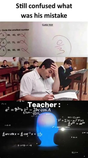 Still Confused? This Math Test Fail Will Make You Laugh 😂 | ( Smallest Number Gone Wrong) #relatable