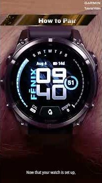 How to Pair Garmin fēnix 9 with Your Phone _Tutorial